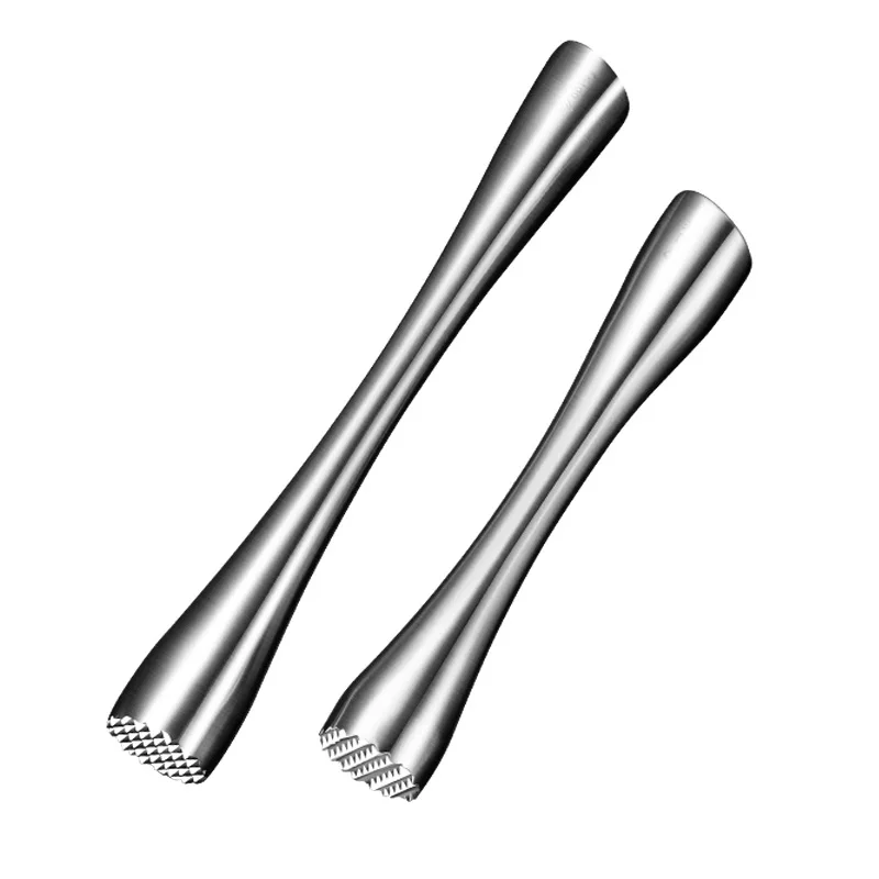 Stainless Steel Cocktail Muddler For Home Bar Ice Swizzle Stick Crushed Hammer Popsicle Sticks Kitchen Supplies Bar Tools Cocktail Muddler Cocktail Stir Sticks