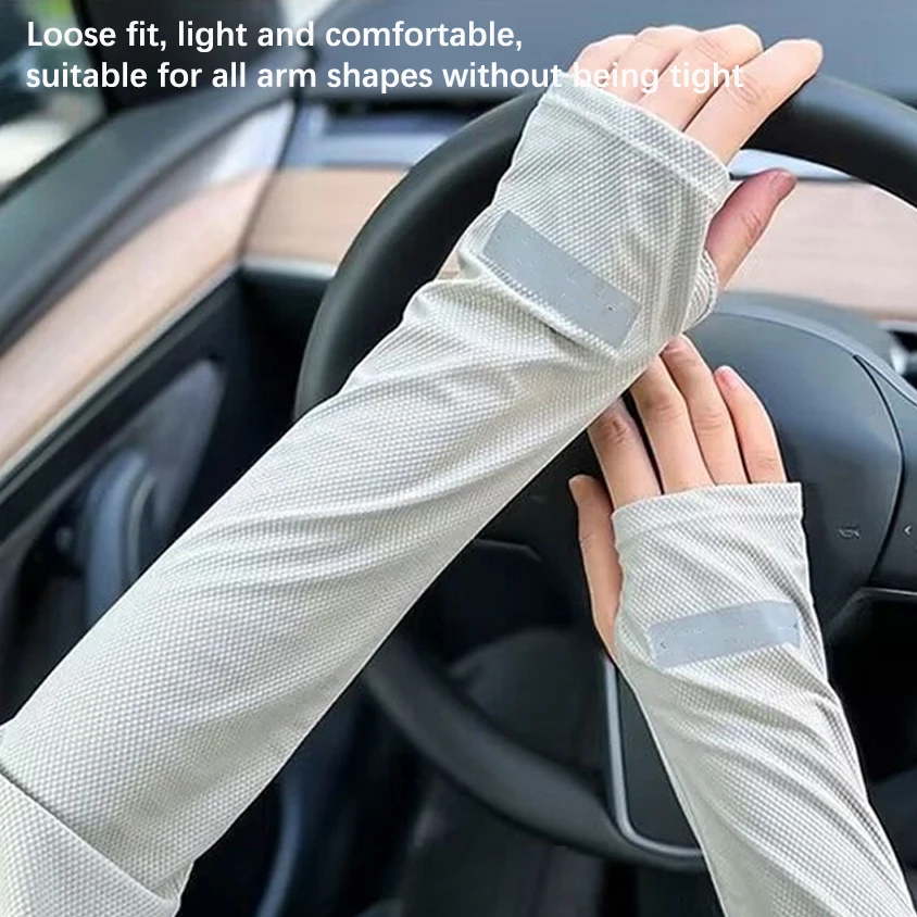 Summer Outdoor Cycling Sleeves Sun Protection Equipment Bicycle Anti-UV Visors Sleeves Driving Hand Accessories