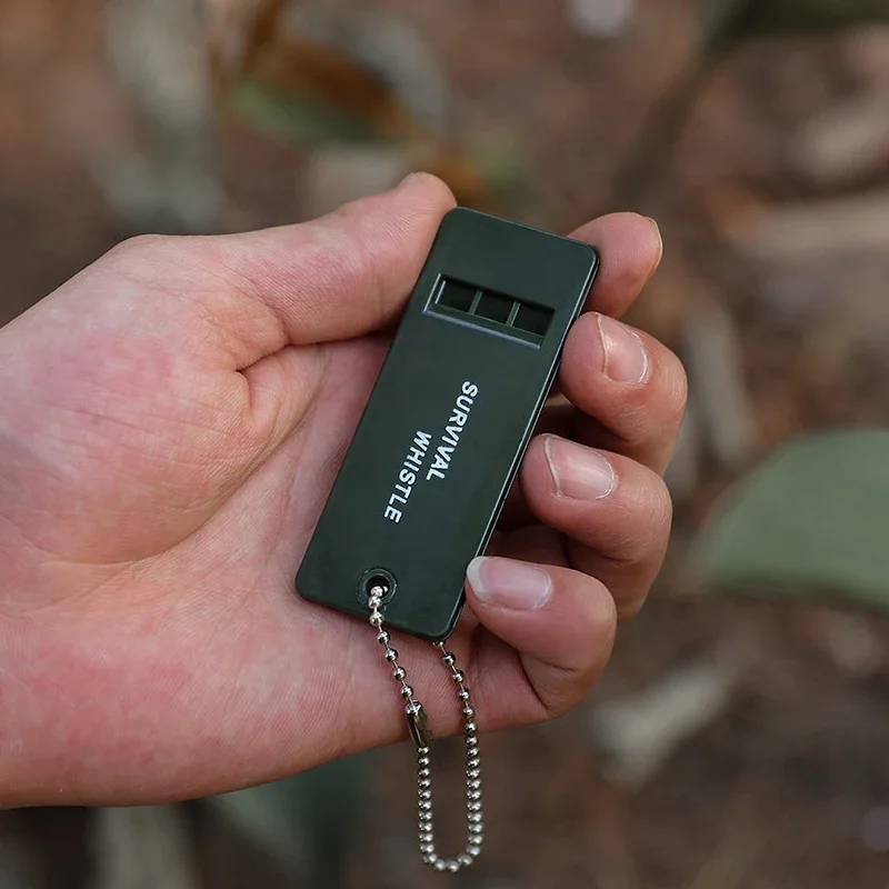 3-Frequency Whistle High Decibel Survival Portable Outdoor Multiple Audio Whistle Camping Emergency Hiking Accessories Edc Tool Survival Whistle Survival Tool