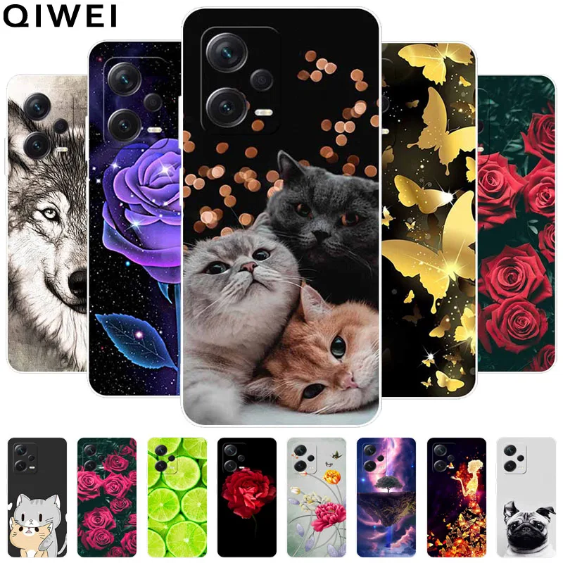 Per Redmi Note 12 Pro Plus 5G Case Pro + Clear Tpu Silicone Soft Funda Per Redmi Note12 5G / Note 12Pro 5G / Note 12 Pro + Conchiglie