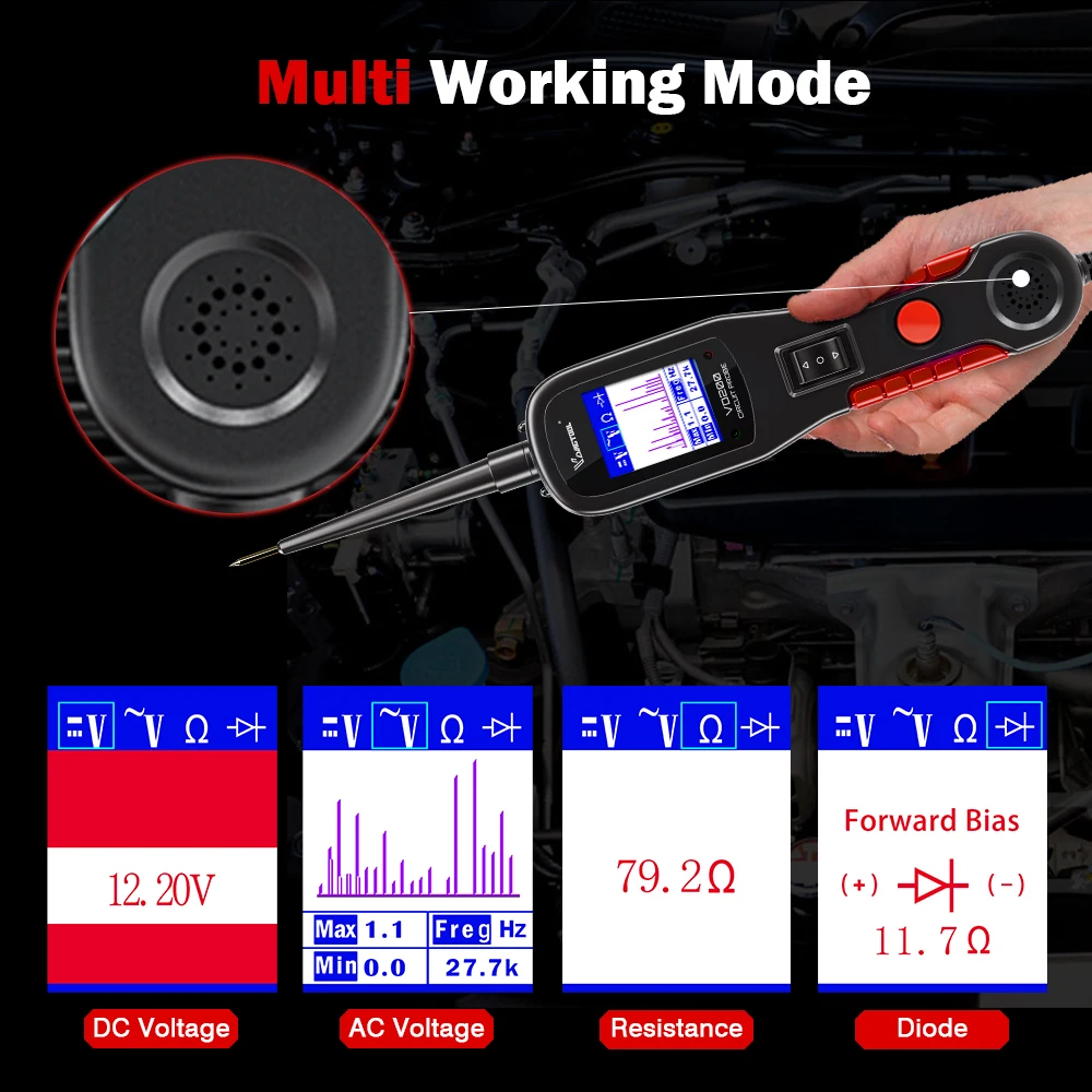 Wholesale VDIAGTOOL V200 testeur de Circuit automobile scanner de puissance  12-24V affichage LED tension localisateur de polarité outil de Diagnostic  From m.alibaba.com