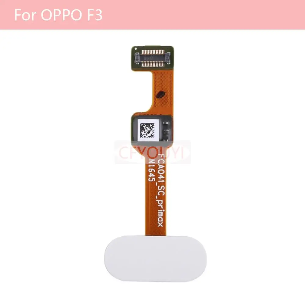 

Новая кнопка Home датчик отпечатков пальцев гибкий кабель для меню Oppo F3 сенсорная кнопка возврата гибкая лента Запасная часть