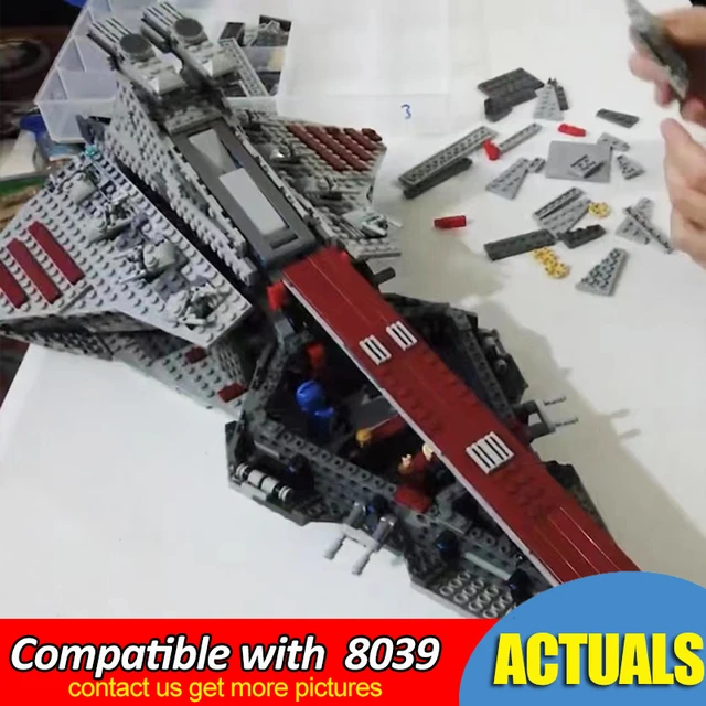 talsmand et eller andet sted folder Lego Star War 8039 Venator | Venator Class Bricks | Space Wars Venator -  1218pcs 05042 - Aliexpress