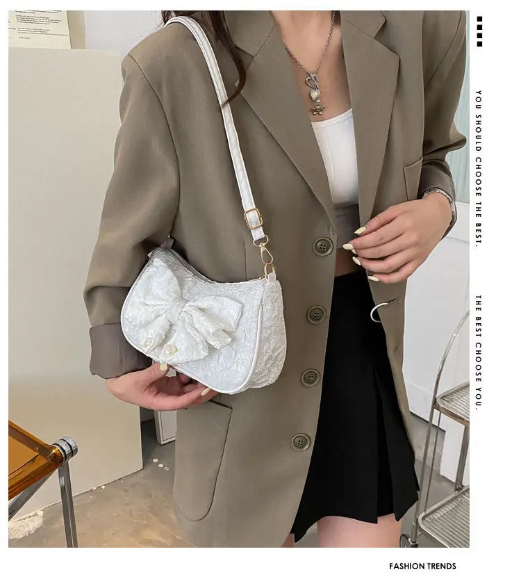 JIAERDI Vintage Bow Y2k Bags Women 2023 Hot Girls Grunge 