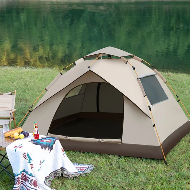 34PersonAutomaticCampingTentWaterproofAntiUVTentOutdoorOne