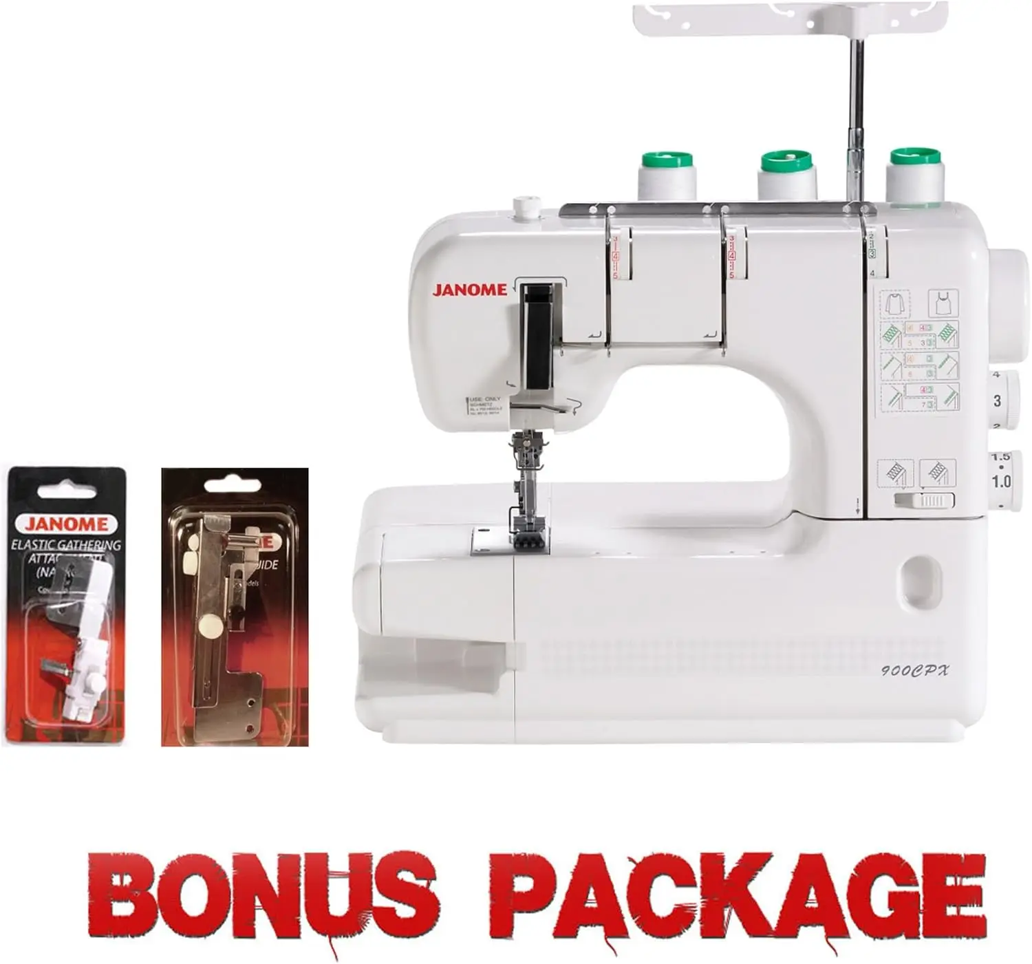 CoverPro 900CPX Coverstitch Machine With Bonus Accessories
