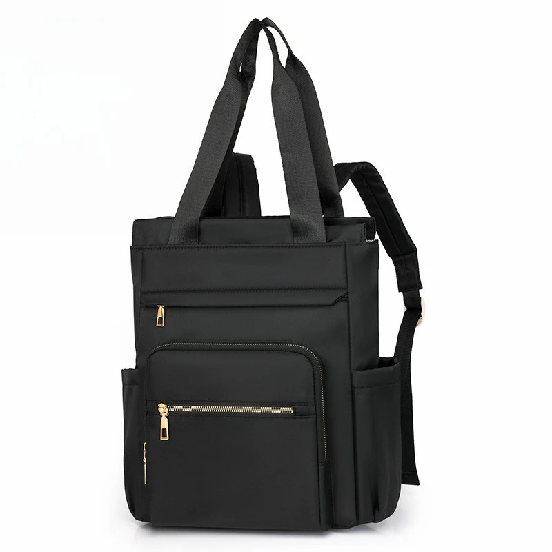 Zaino Casual da Donna, Borsa a Tracolla Impermeabile in Nylon, Zaino Grande Capacità per Scuola, Borsa da Viaggio alla Moda per Signore - immagine 5