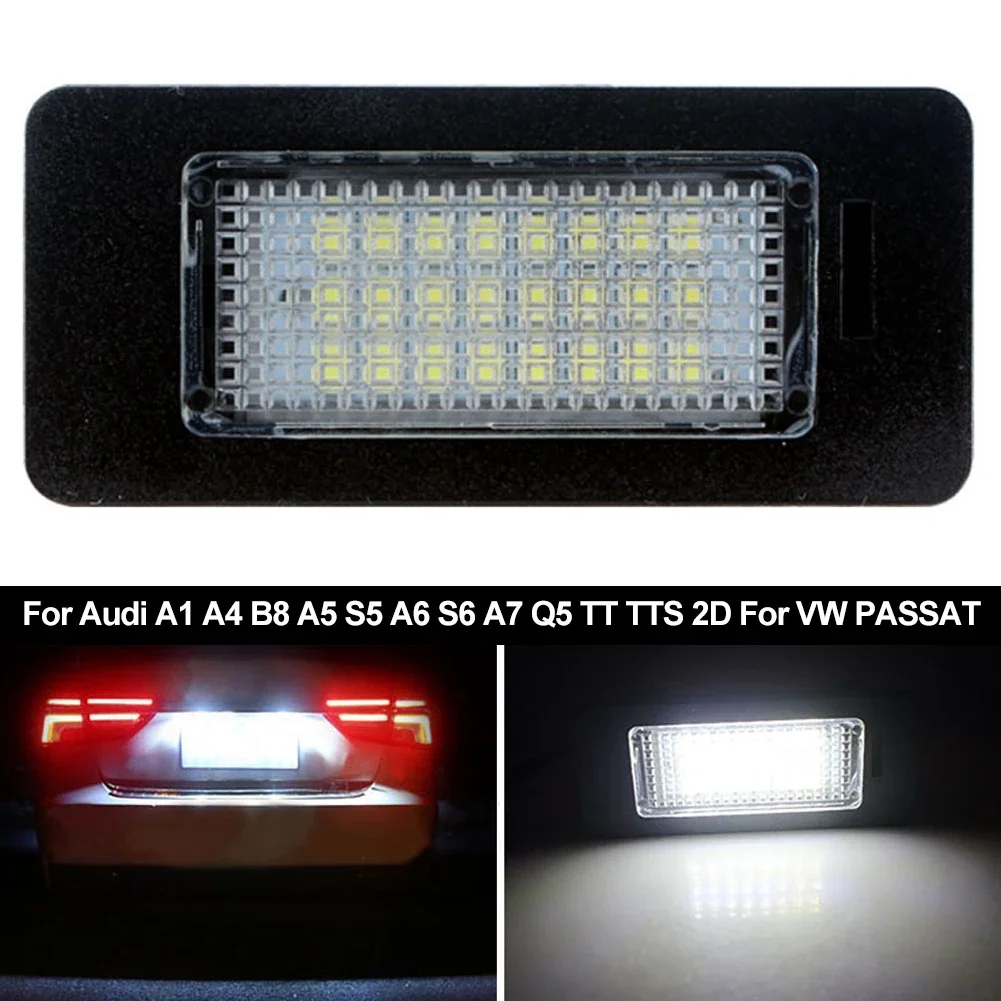 1Pcs Car No Error Canbus Led License Number Plate Lights Bulb for