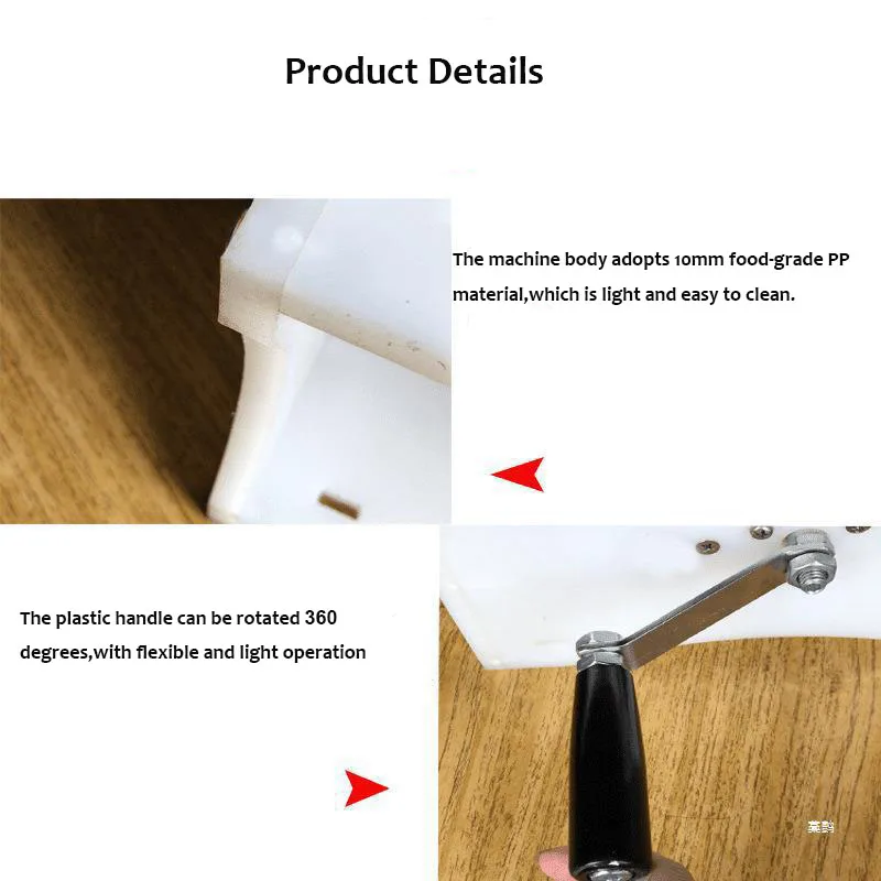 Description Picture 5 of itemHand-cranked automatic Food Material Portable Manual Sausage Twisting Machine Sausage Knotting Tying Binding Linker Machine