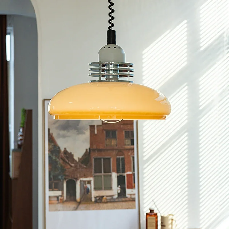 

French Designer Bauhaus Pendant Lamp for Dinning Island Kitchen Living Room Designer Replica Art Decor Retro Nordic Chandeliers