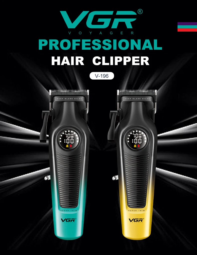 Hair Clipper Professional Trimmer Adjustable Hair Cutting Machine Rechargeable C