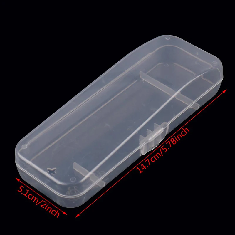 Razor Storage Box Men Universal Shaver Storage Box Handle Full Transparent Plastic Case Razor Boxs Eco-Friendly PP Shaving
