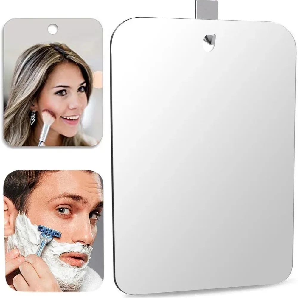 Fogless Acrylic Bathroom Shower Mirror 3