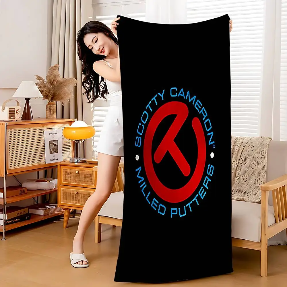 Golf S-Scotty C-Camerons Microfiber Blanket Quick Drying Beach Towels Oversized Printing Super Absorbent Pool Towel Blanket