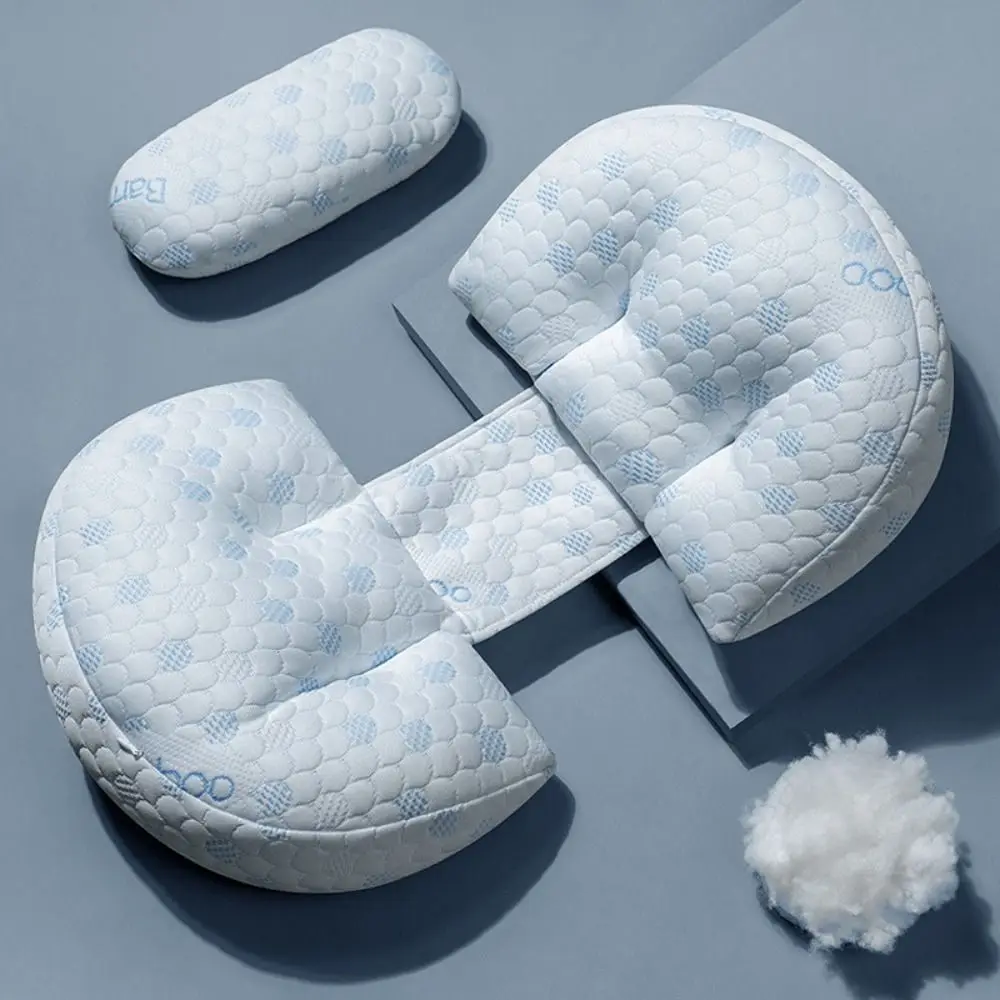 Pure Cotton U-Shaped Maternity Pillow for Pregnant Women