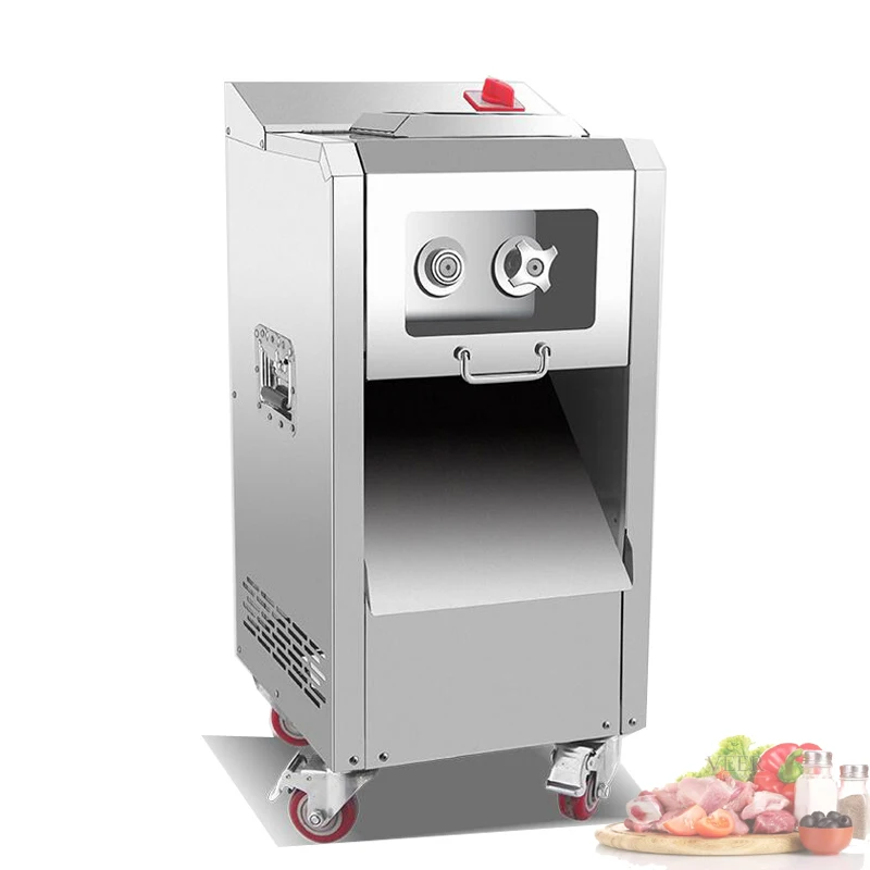 

Stainless Steel Meat Cutting Machine Commercial Meat Slicer Multifunctional Vegetable Cutter Shredding Dicing Machine