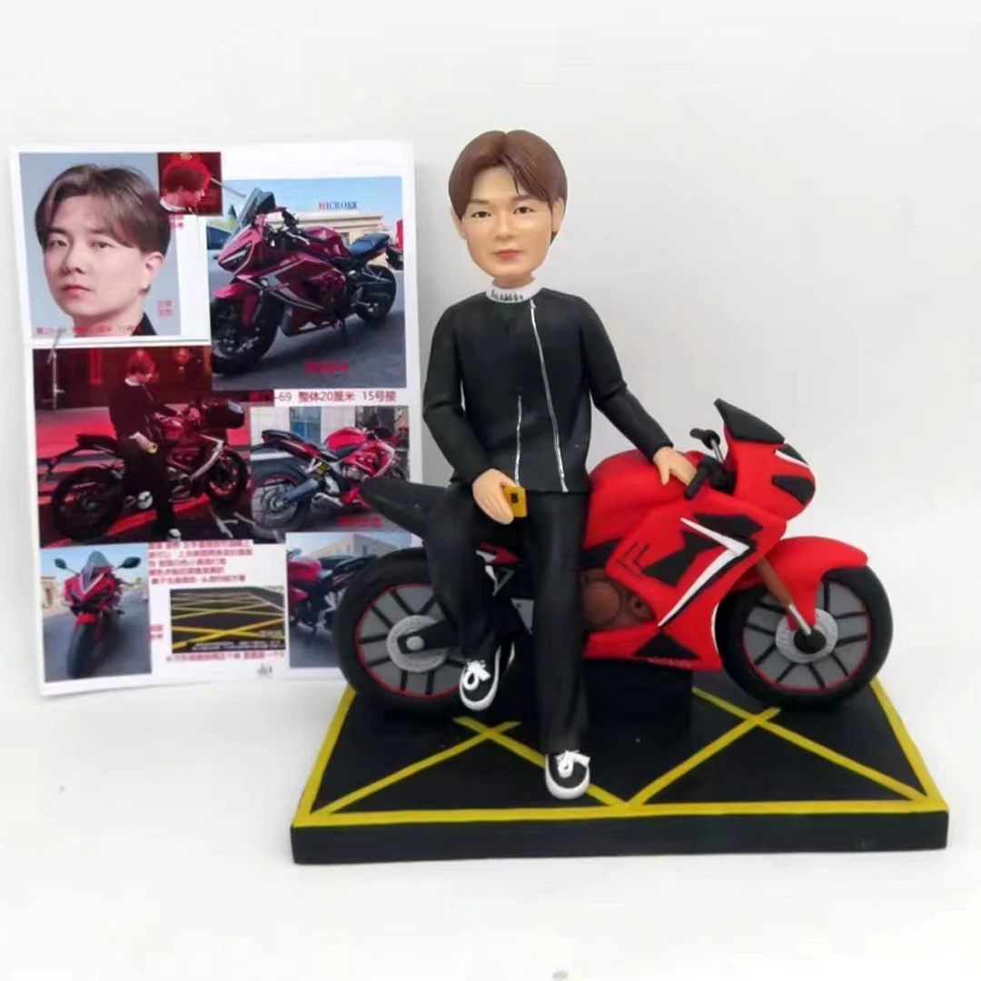 Custom Bobbleheads Figures Sculpted Personalized Figurine Gifts for Boyfriend Husband Boss Office Coworker 5