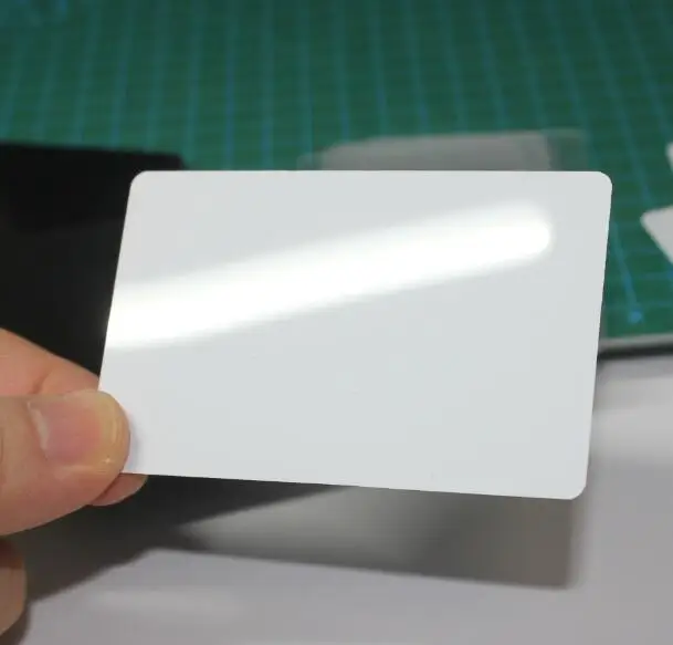 Glossy Finish Blank Plastic PVC Acetate Business Cards