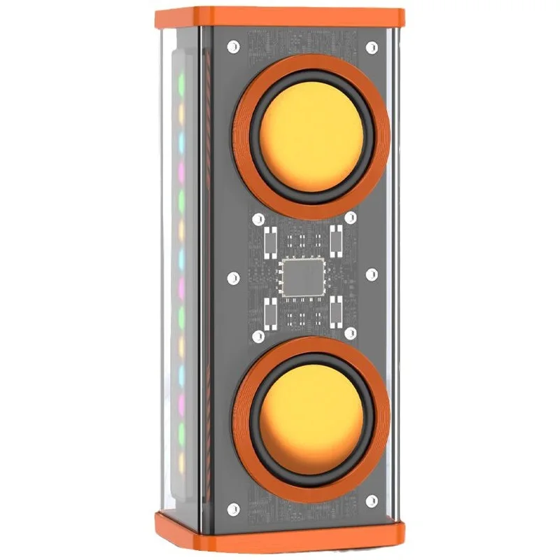 Новинка Tonlish K07, прозрачный беспроводной Bluetooth-динамик с оптическим ритмом, Tws стереодинамики