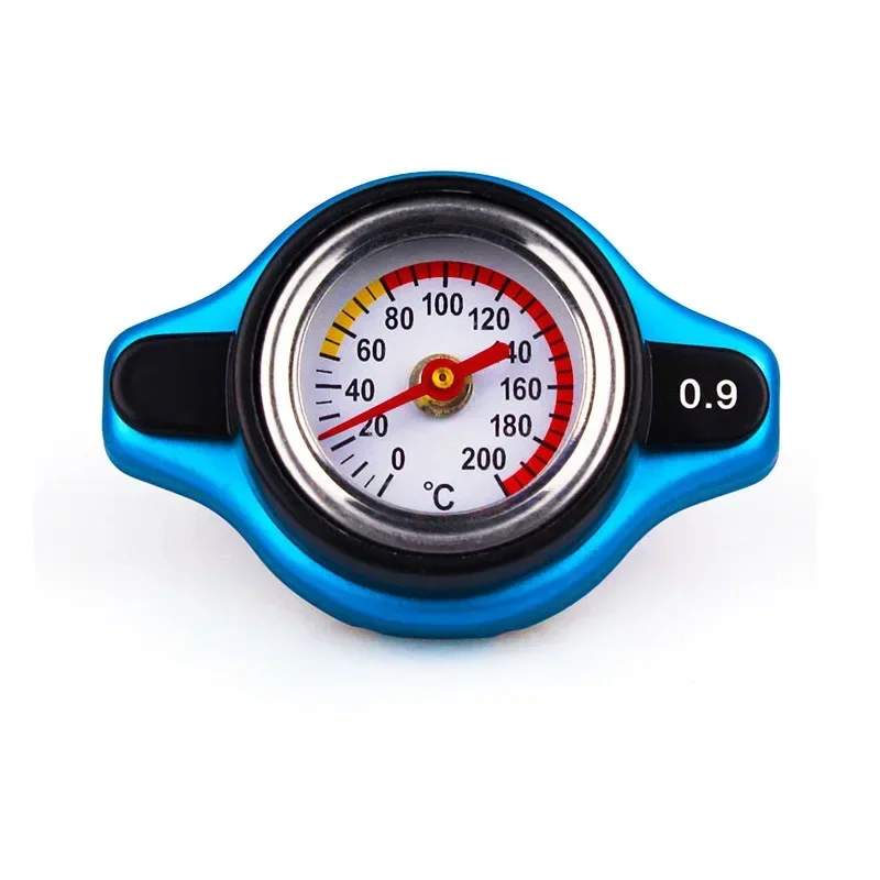 

Car Motorcycle Styling D1 Spec Thermo Radiator Cap Tank Cover Water Temperature Gauge with Utility Safe 0.9 Bar/ 1.1 Bar/1.3 Bar