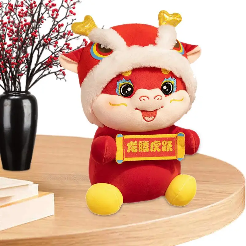 

Chinese Dragon Plush Animal Plush Mascot Doll 2024 Year Of Dragon Stuffed Animal Dragon Stuffed Animal Cartoon Dragon Plushies