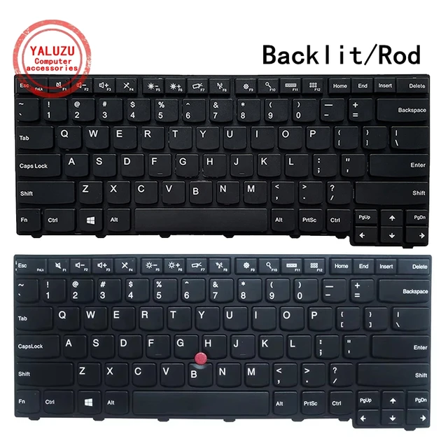 Clavier d'ordinateur portable pour Lenovo IBM ThinkSub, E431, Efts, Lfts, L450, L460, L470, T431S, Tfts, T440P, T440S, T450, T450S, T460, anglais américain, nouveau 1