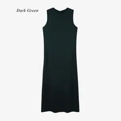 Winter 2024 Women's Cable Knit Top and Satin Dress Set (Ships in 1 Day) - XS (Green Satin dress)