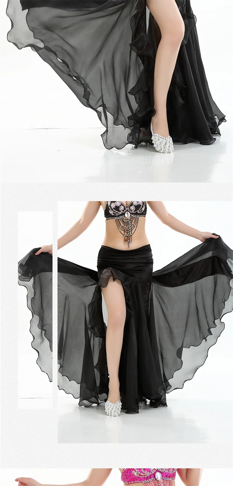 Sexy Belly Dance Skirt Women Belly Dance Costumes Ladies Elegant