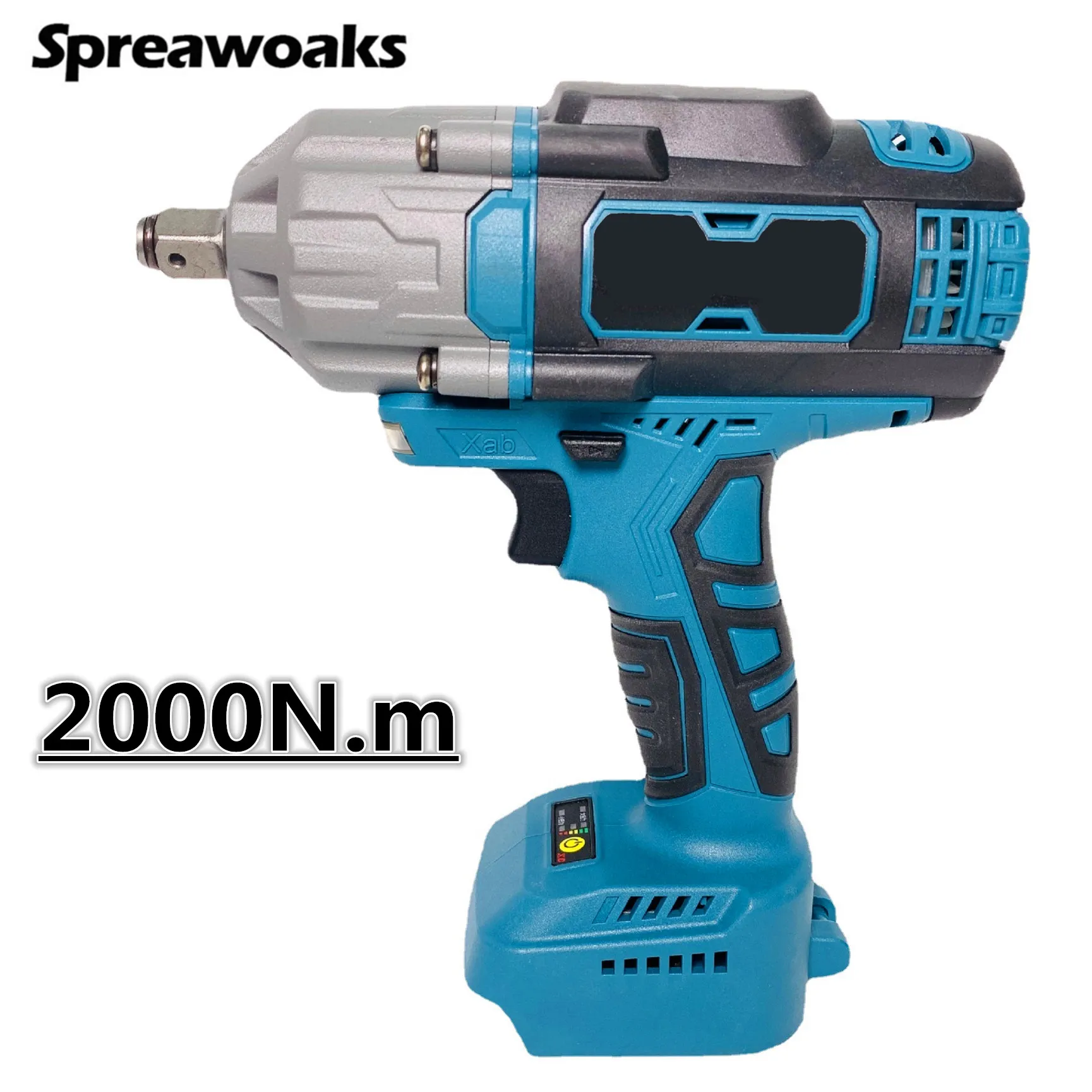 2000N.M Torque Brushless Electric Impact Wrench 1/2