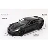1/36 Chevrolet Corvette C7 Alloy Diecast Super Sport Car Model Toys Simulation Metal Vehicle Body With Pull Back Children's Toys 3