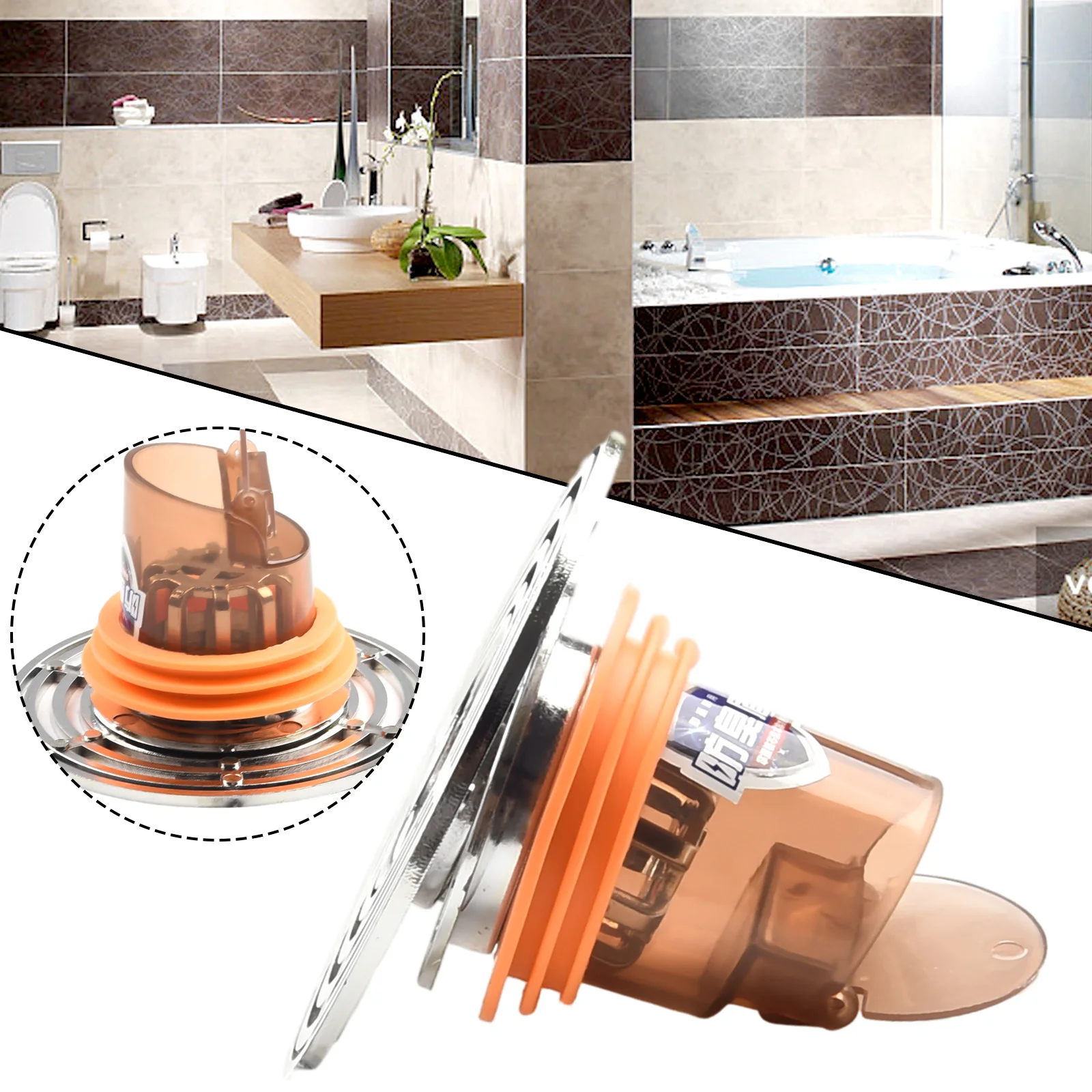 

Напольное ситечко для дренажа душа, напольное ситечко, крышка для канализации туалета, пробка против запаха, анти-насекомые, канализационная заглушка, герметичная крышка для ванной и туалета