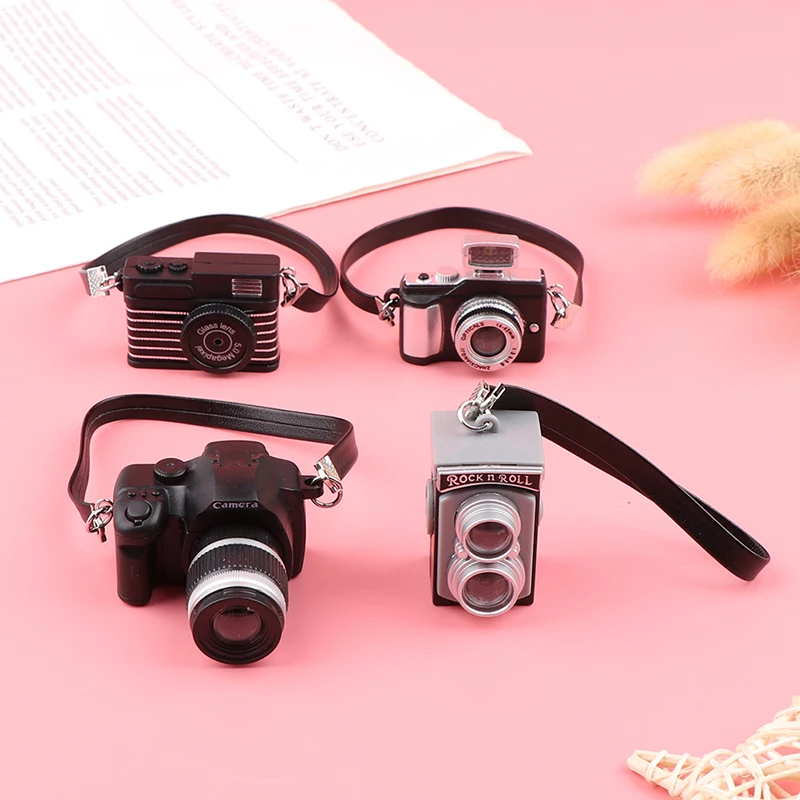 

1Pc Dollhouse Miniature Digital SLR Camera Dolls House Decoration Accessory