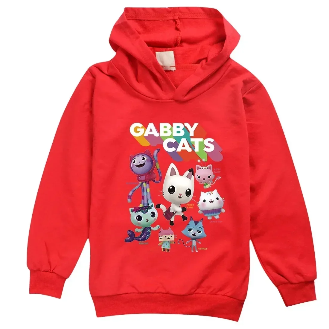 Gabbys Dollhouse Hoodie - Kids Long Sleeve Sweatshirt for Boys and Girls