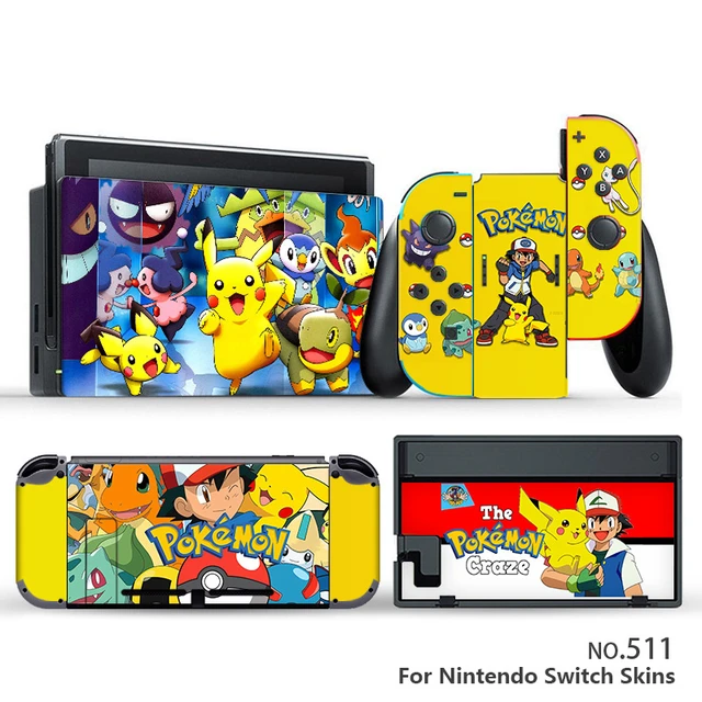 Protector Nintendo Switchpikachu Nintendo Switch Oled Skin - Non-slip,  Scratch-proof Pvc Sticker