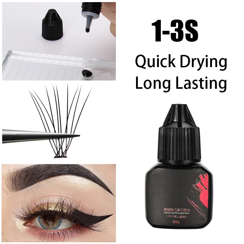 

Клей для наращивания ресниц Портативный Клей для тренировок 1-3 секунды быстро сохнет без раздражения Прививка ресниц Клей TSLM1