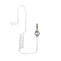 3.5mm Single Side Cell Phone Headset Single Hearing Radiation Headset Vacuum Spiral Tube Air Conduit MP3/4 Use - Image 3