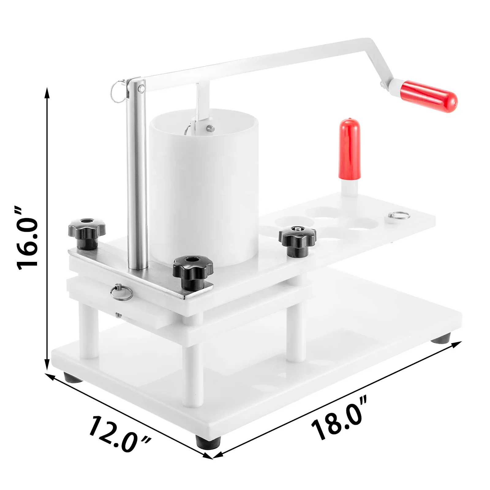 High Performance PE manual plastic burger press mould hamburger maker machine 100mm