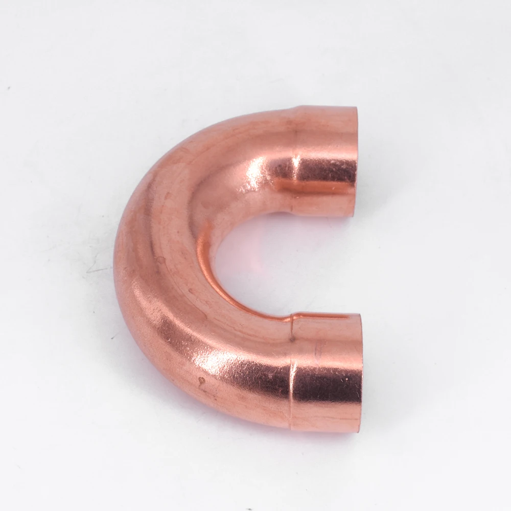 28 28.6 32 35 38 42 54 67 76mm Id 99.9 Copper End Feed Solder 180 Degree Return Bend Plumbing
