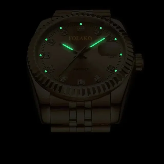 Mens Gold Watches  Business Quartz Watch - Image 3