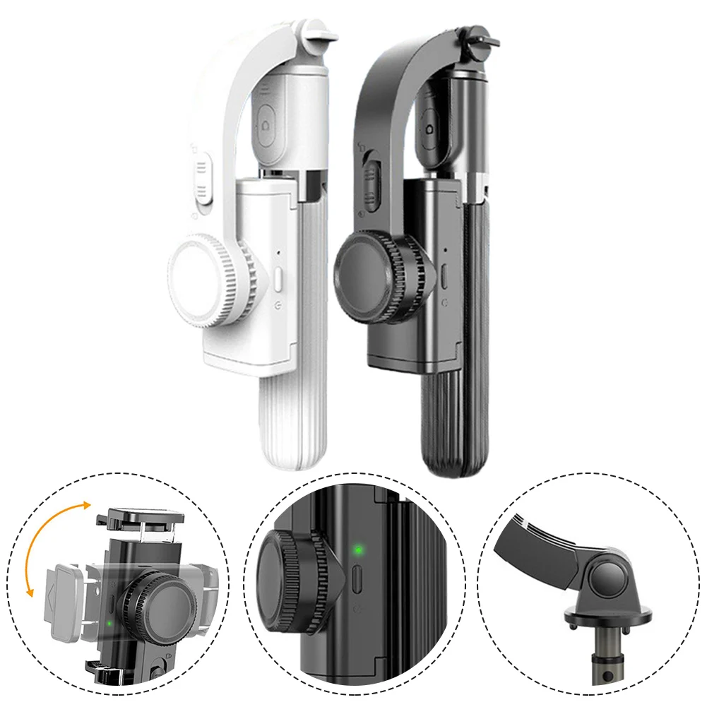 

Портативный Bluetooth-совместимый Ручной Стабилизатор Gimbal, регулируемая селфи-палка, пульт дистанционного управления для Android для IPhone