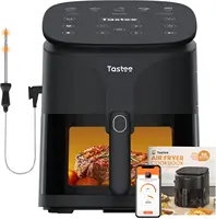 Air Fryer, 8-in-1 Compact 5.5QT AirFryers, 450°F Digital Airfryer Dehydrator with Dual-sensor Smart Probe, 24 Presets One-touch 1