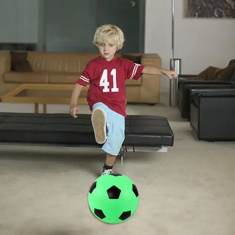 Детский мягкий футбольный мяч высокой плотности мягкий мяч для игры в футбол бесшумный мяч для дома мяч для тренировок для детей мальчиков