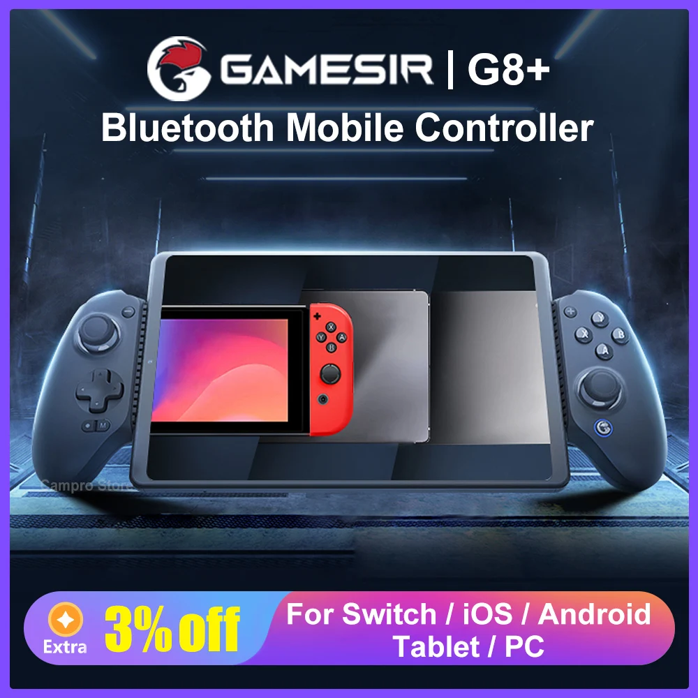 Bluetooth GameSir-G8 plusゲームパッド,コンソール