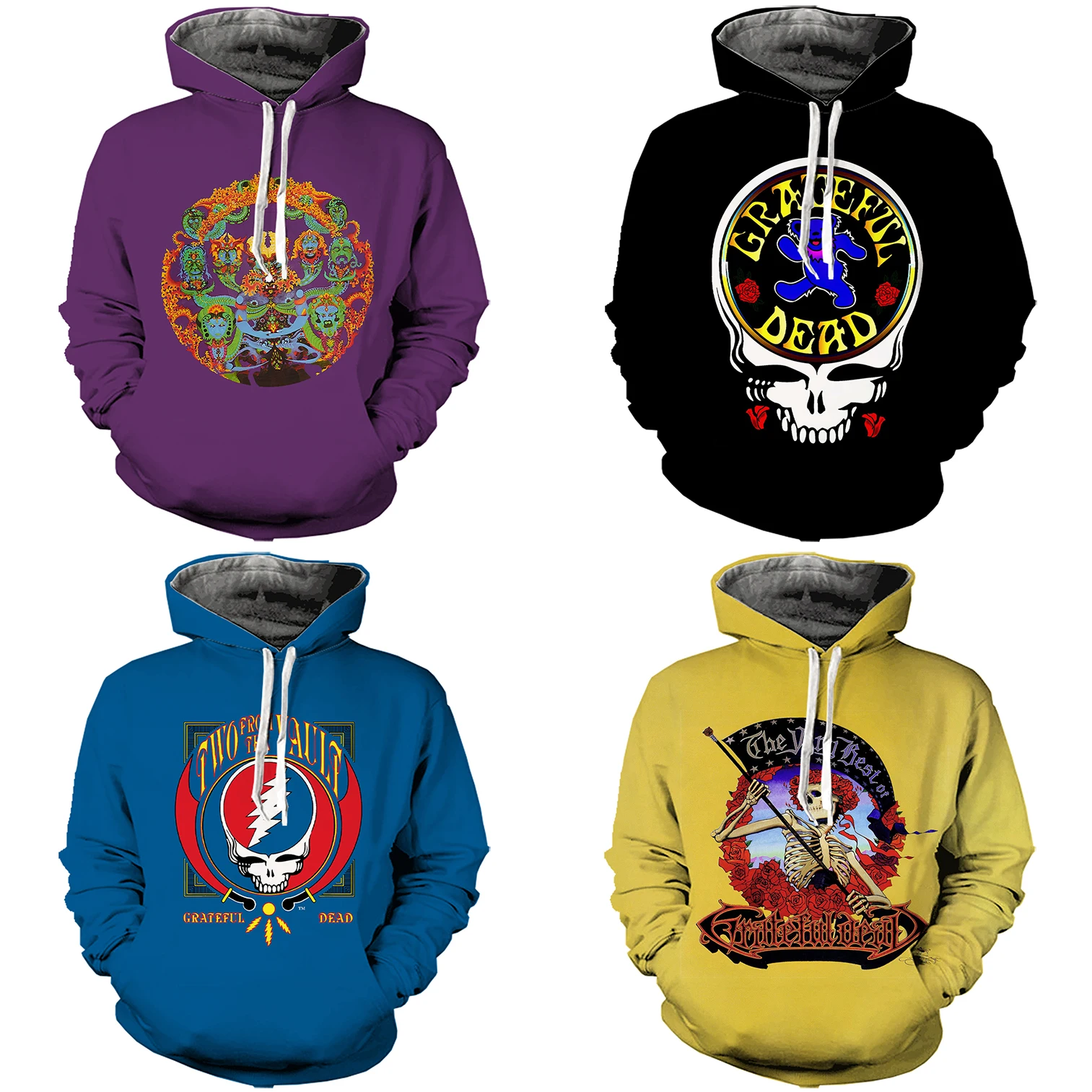 

Newest Fashion 3D Print Grateful Dead Hoodie Men/Women/Boy/Girl/Kids/Child Plus Size Long-sleeved Drawstring Pullover Sweatshirt