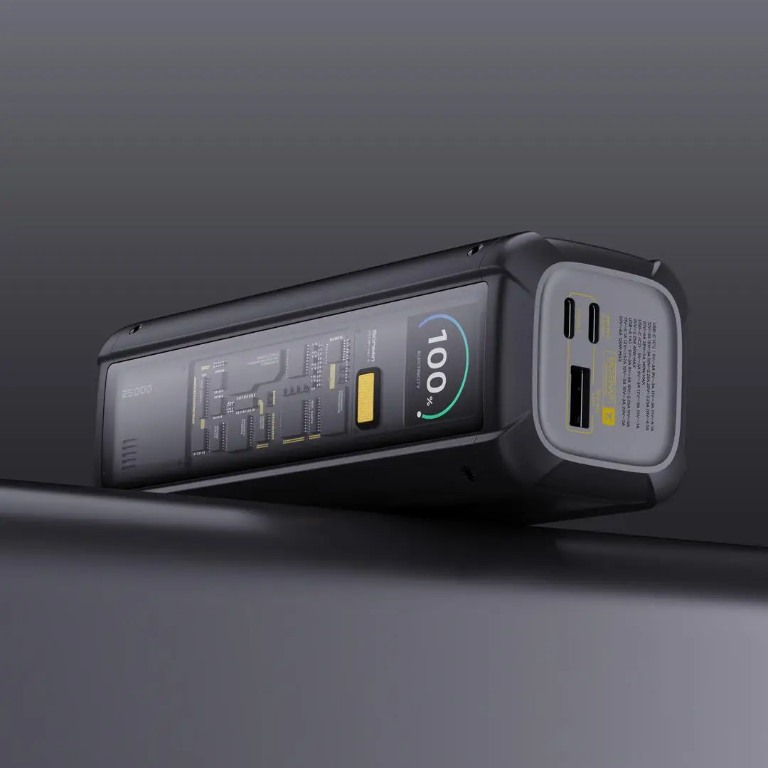New Xiaomi Power Bank 212W MAX 25000mAh 3-Port Output USB-C Two-way Fast Charging USB-A Color Screen for iPhone 15 Xiaomi 14 Pro 3