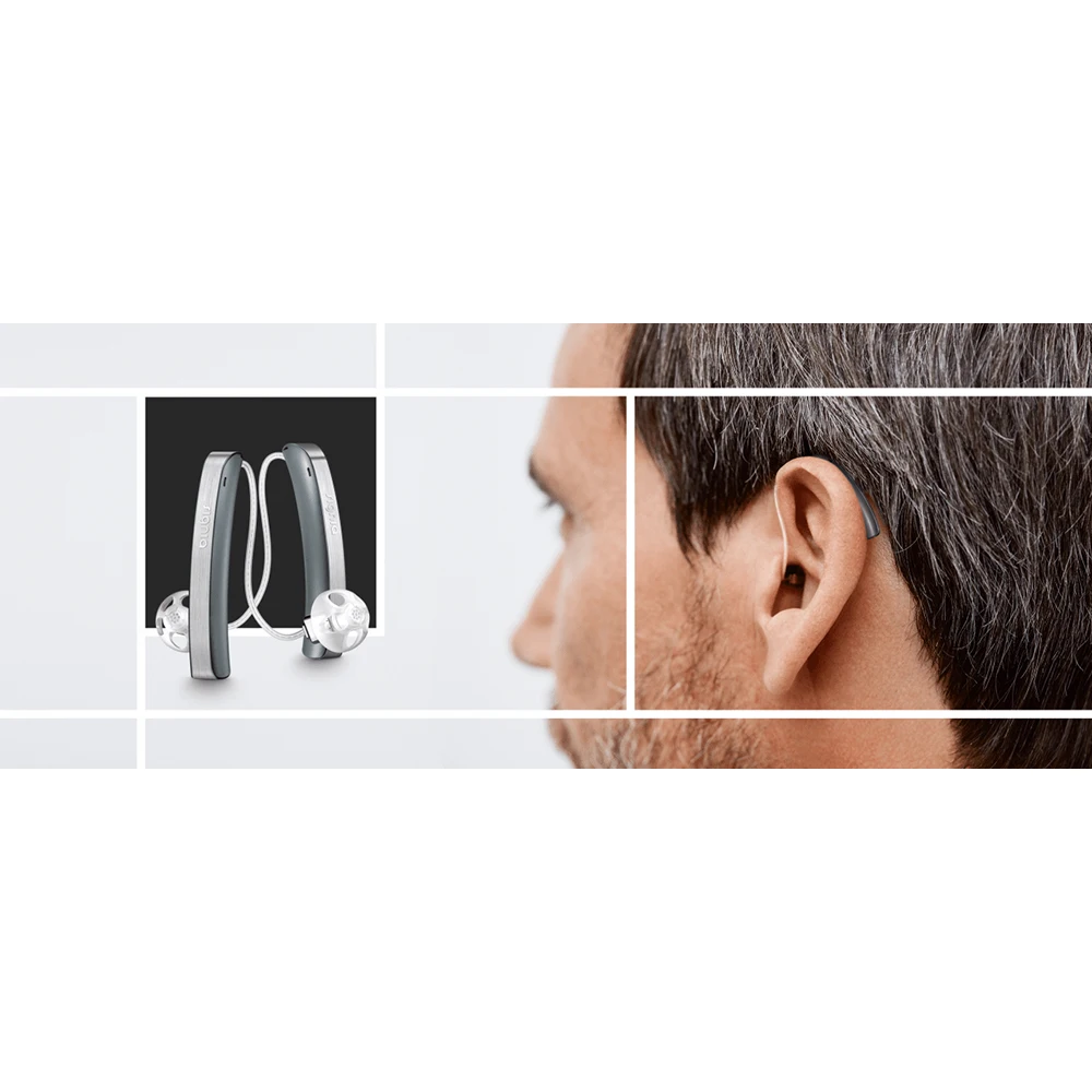 Signia Styletto AX Brilliant hearing never looked so good Styletto AX rechargeable hearing aids look as amazing as they sound 5