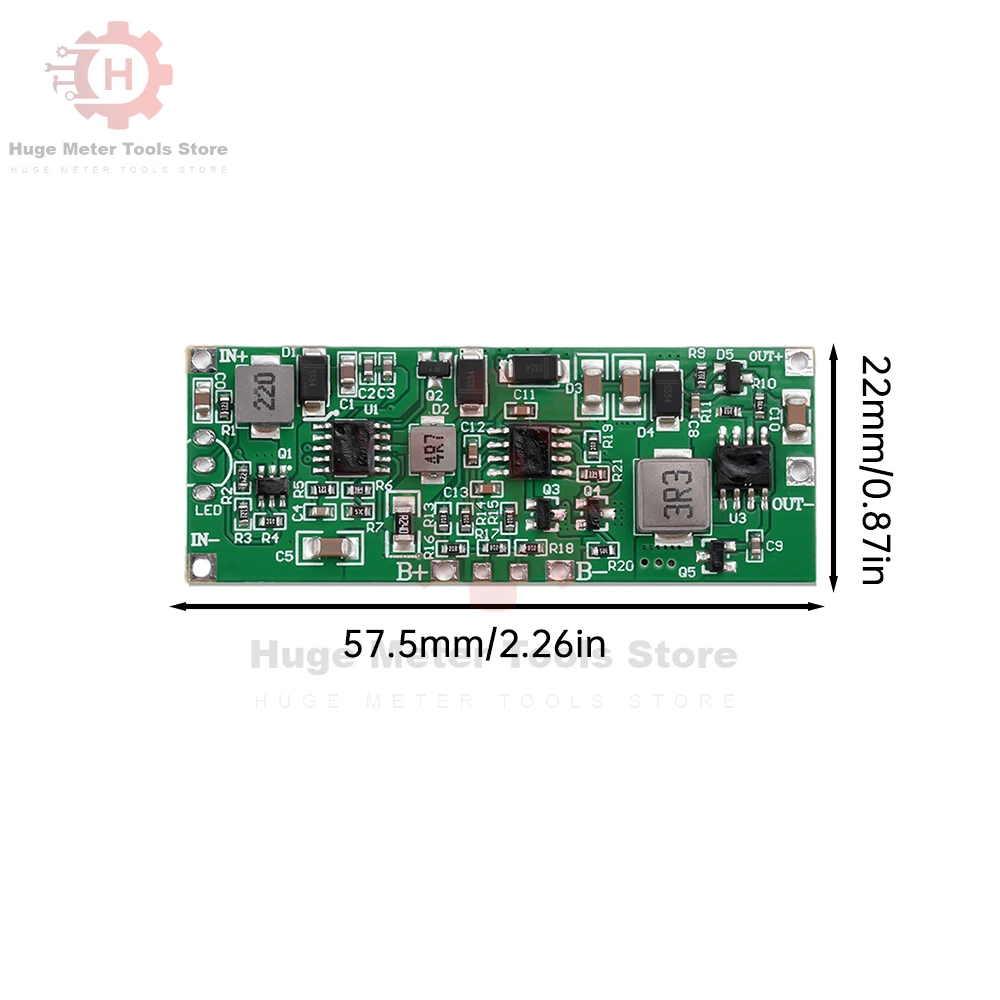 DC12V 36W Uninterruptible Power Supply Fast Charging Module for 18650 Lithium Battery UPS Module Automatic Voltage Converter