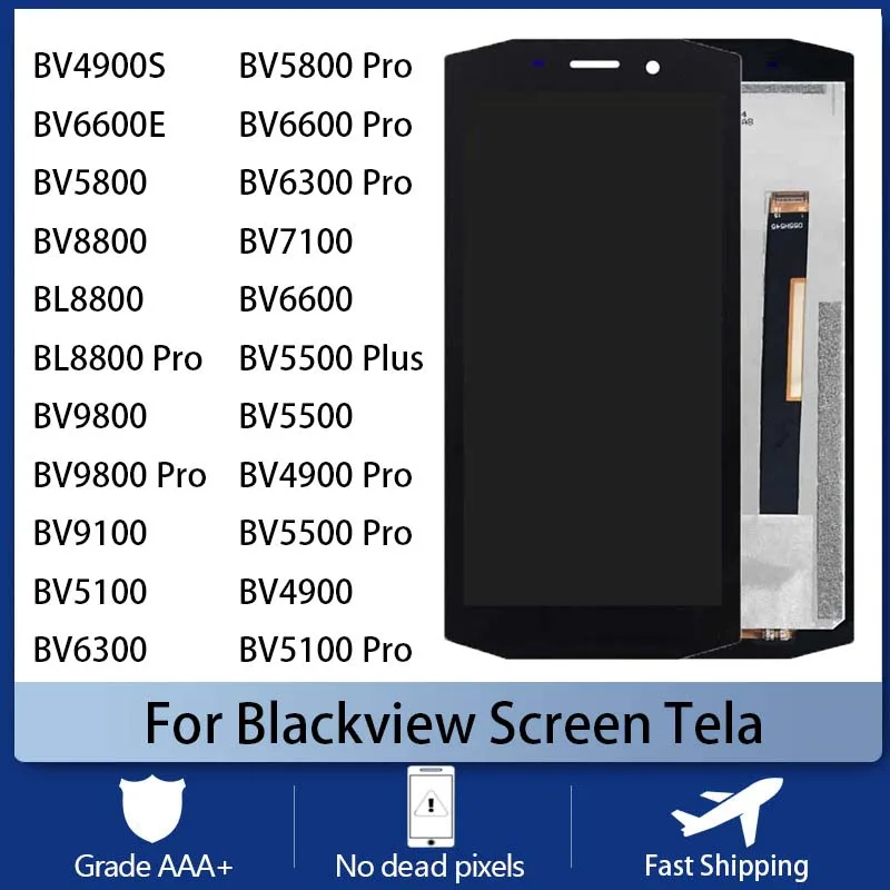 For-Blackview-BV4900S-BV5100-BV5500-Mobile-Phone-Screen-Tela-LCD ...