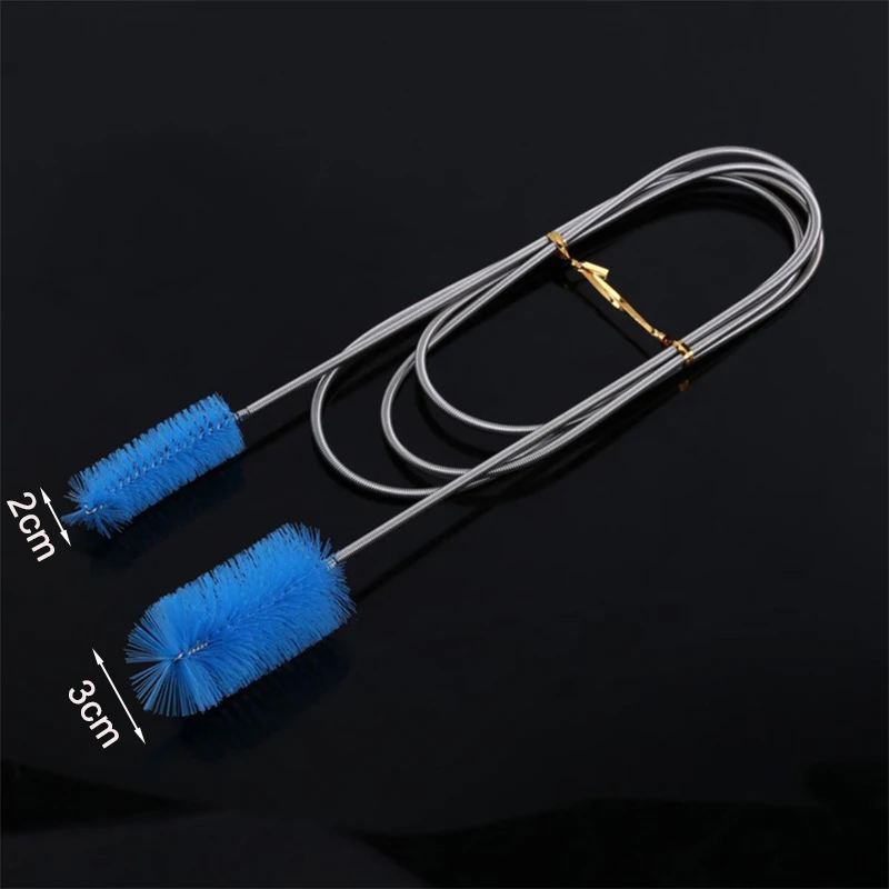 Aquarium Reinigungsbürste für Wasserfilterpumpe Lily Rohr Luftschlauch Schlauch Edelstahl Aquarium Bürste Wasserpumpe Zubehör – Detail 10