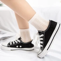 5 paires/lot de chaussettes pour enfants 0-12, chaussettes d'été en coton Jacquard pour bébé filles, maille mignon garçon chaussettes pour enfant en bas âge vêtements accessoires 6